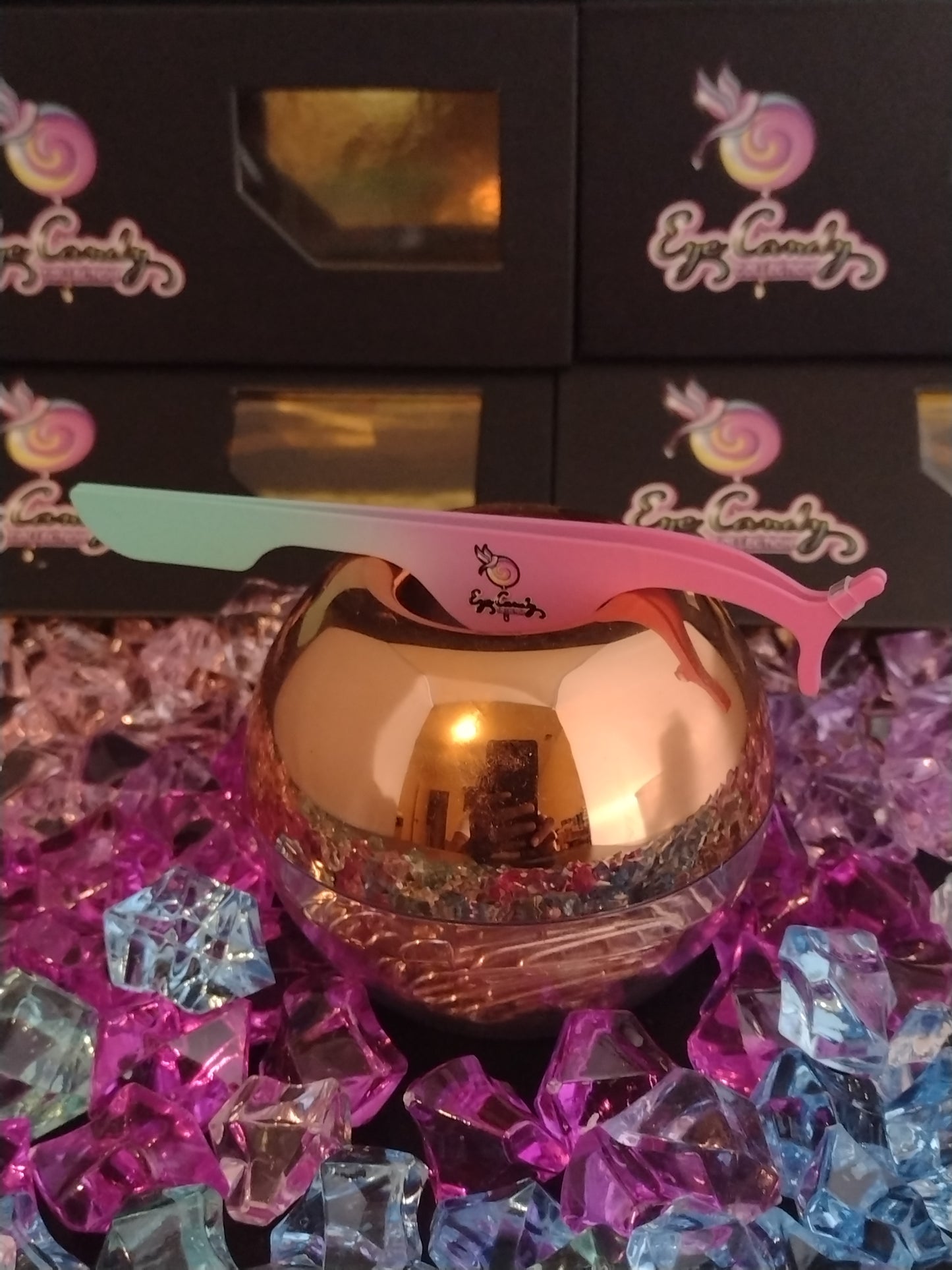 Eye Candy Collection LOGO Metal Eyelash Applicator