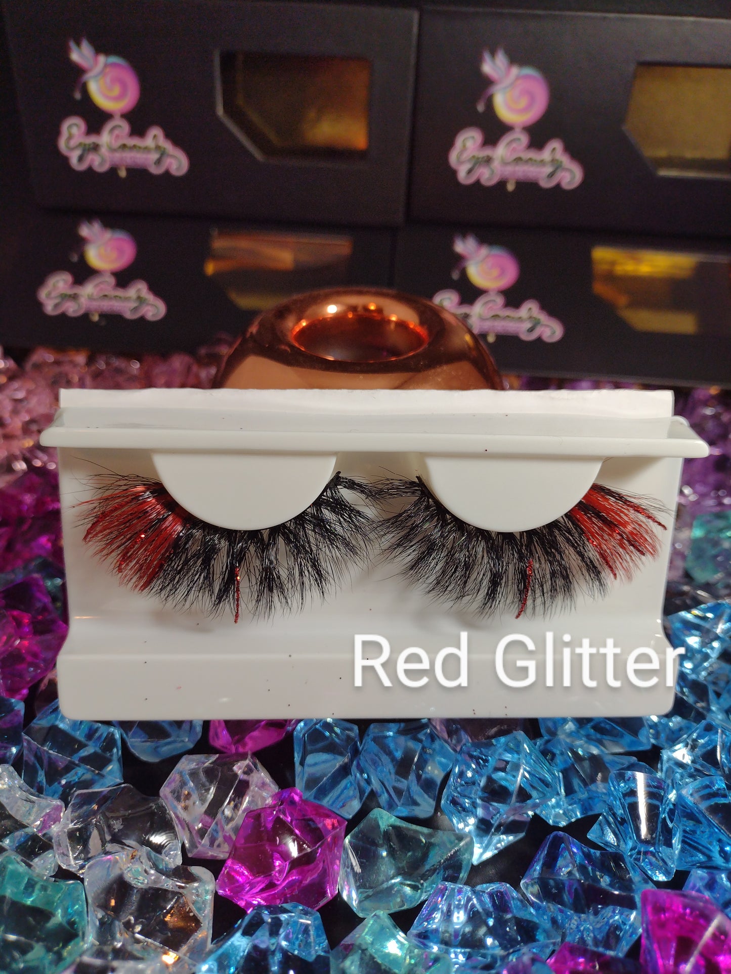 Glitter Mink Two Tone Lashes 3D